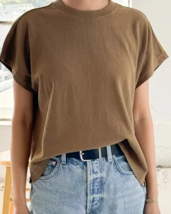 Le Bon Shoppe Jeanne Tee - Tobacco Best