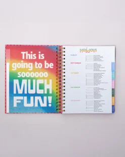 ban.do Large 17-Month Academic Planner - Word Search Discount