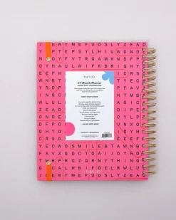 ban.do Large 17-Month Academic Planner - Word Search Discount
