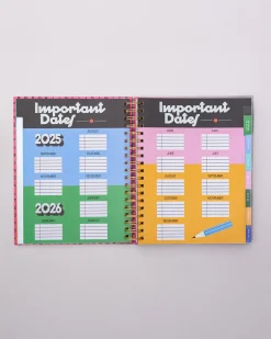 ban.do Large 17-Month Academic Planner - Word Search Discount