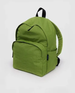 Baggu Large Nylon Backpack - Green Juice Hot