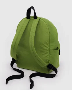 Baggu Large Nylon Backpack - Green Juice Hot