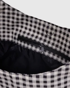 Baggu Large Nylon Sling - Black & White Gingham Sale