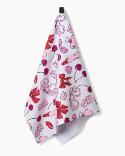 Geometry Tea Towel Lip Smacking Good Clearance