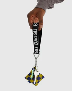 Baggu Logo Keychain - Black and White Clearance