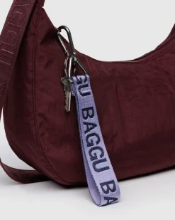 Baggu Logo Keychain - Dusty Lilac Online