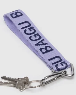 Baggu Logo Keychain - Dusty Lilac Online