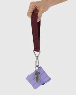 Baggu Logo Keychain - Mahogany Discount