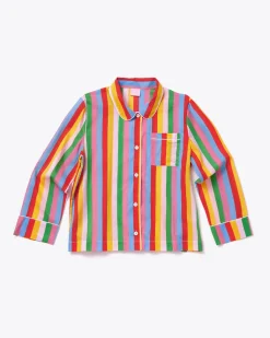 ban.do Long Sleeve Leisure Shirt - rainbow stripes Online
