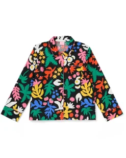 ban.do Long Sleeve Leisure Shirt - flower power New