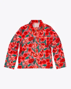 ban.do Long Sleeve Leisure Shirt - pink las flores Hot