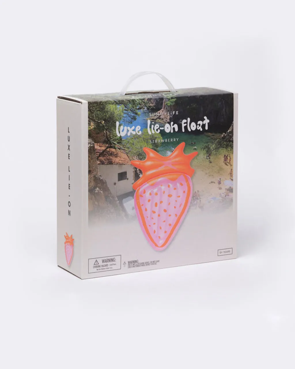 Sunnylife Luxe Lie-On Float - Strawberry New