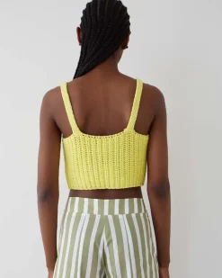 Dr. Bloom Mariquita Knitted Top - Yellow Outlet