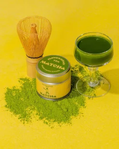 Flowerhead Tea Matcha Powder Tin Hot