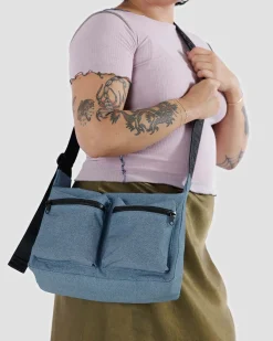 Baggu Medium Cargo Crossbody - Digital Denim