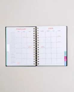 ban.do Medium 12-Month Annual Planner - Green Plaid Online