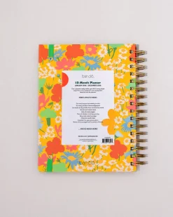ban.do Medium 12-Month Annual Planner - Yellow Floral Discount