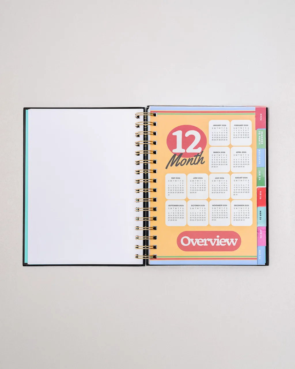 ban.do Medium 12-Month Annual Planner - Thrilled to Be Here Sale