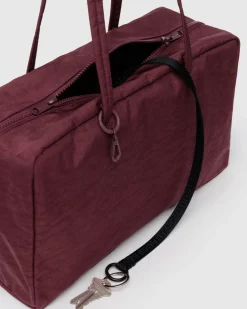 Baggu Medium Nylon Bowler Bag - Mahogany Online