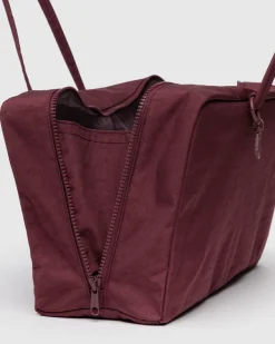Baggu Medium Nylon Bowler Bag - Mahogany Online