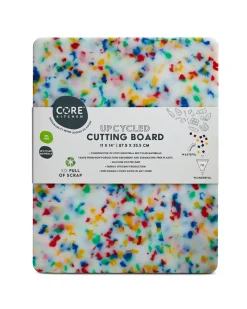 Core Home Medium Recycled Plastic Cutting Board - Confetti Discount