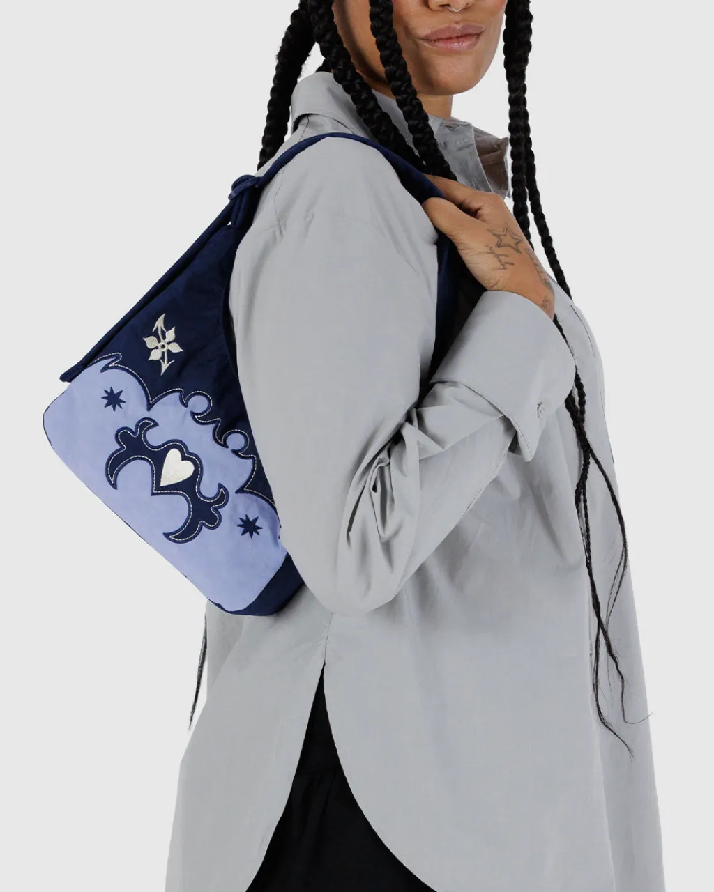 Baggu Mini Nylon Shoulder Bag - Western Appliqué Online