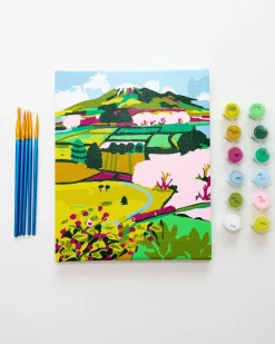 Paint Anywhere Mini Paint By Numbers - Japanese Countryside