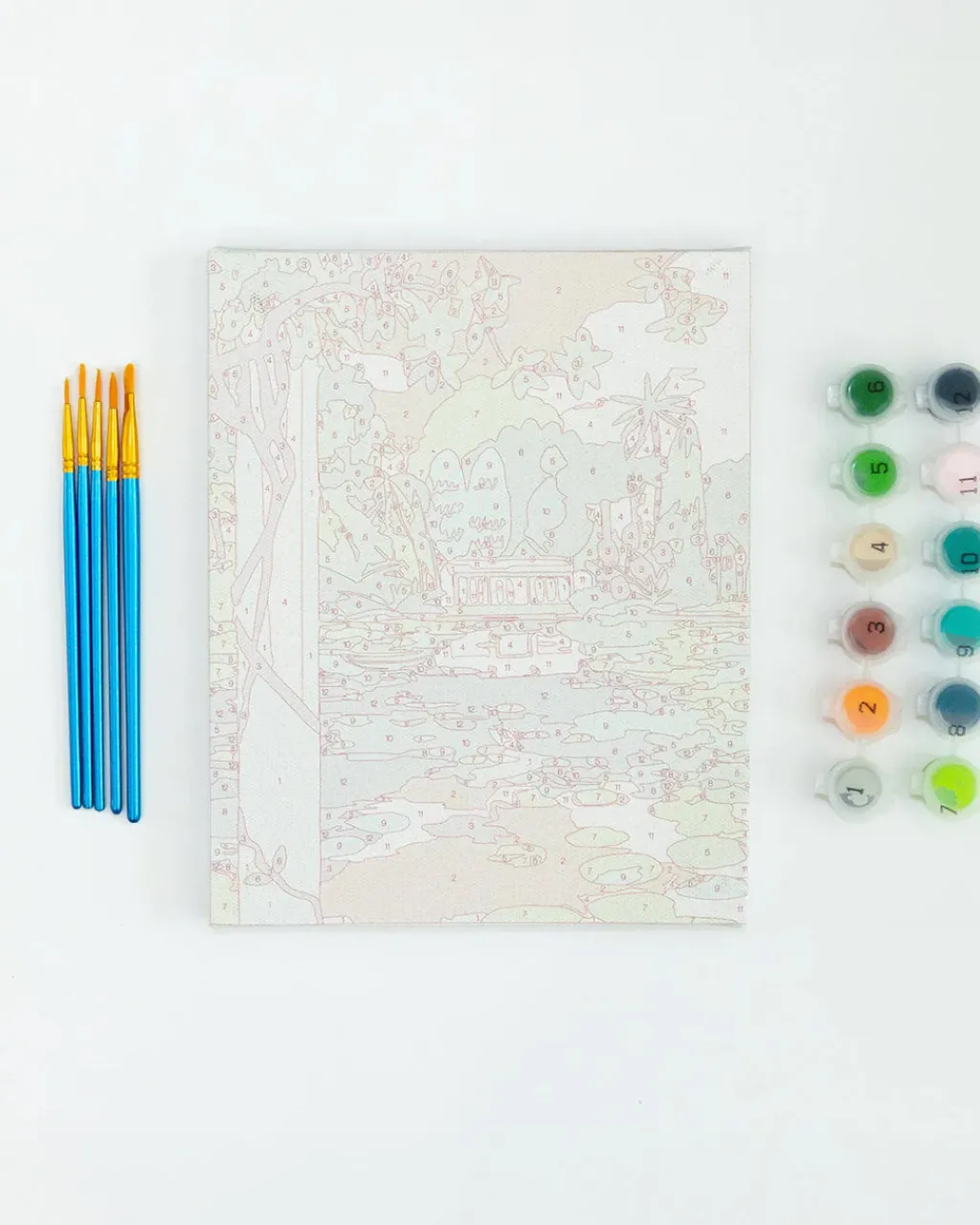 Paint Anywhere Mini Paint By Numbers - La Foelia Hot
