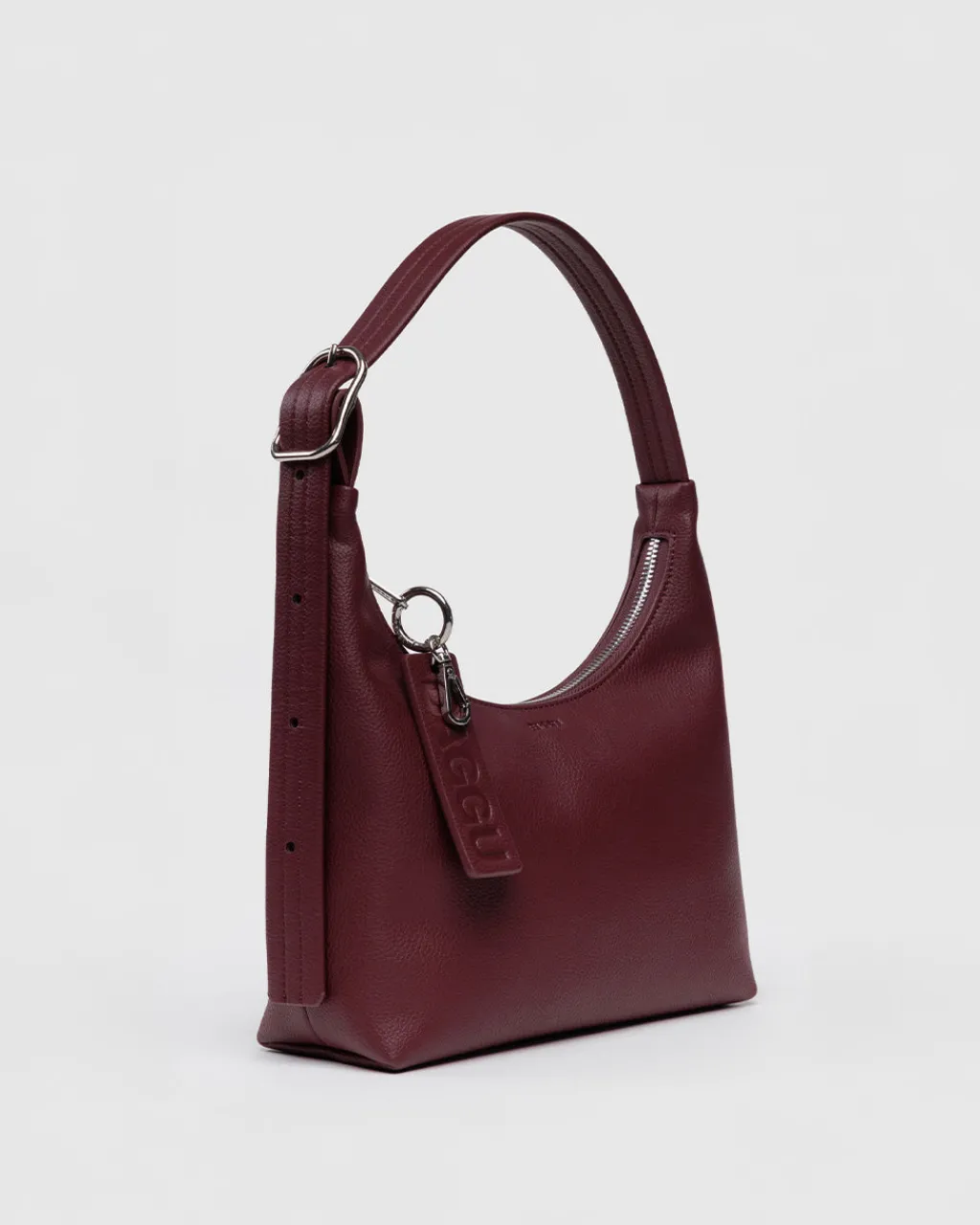 Baggu Mini Recycled Leather Shoulder Bag - Mahogany Clearance