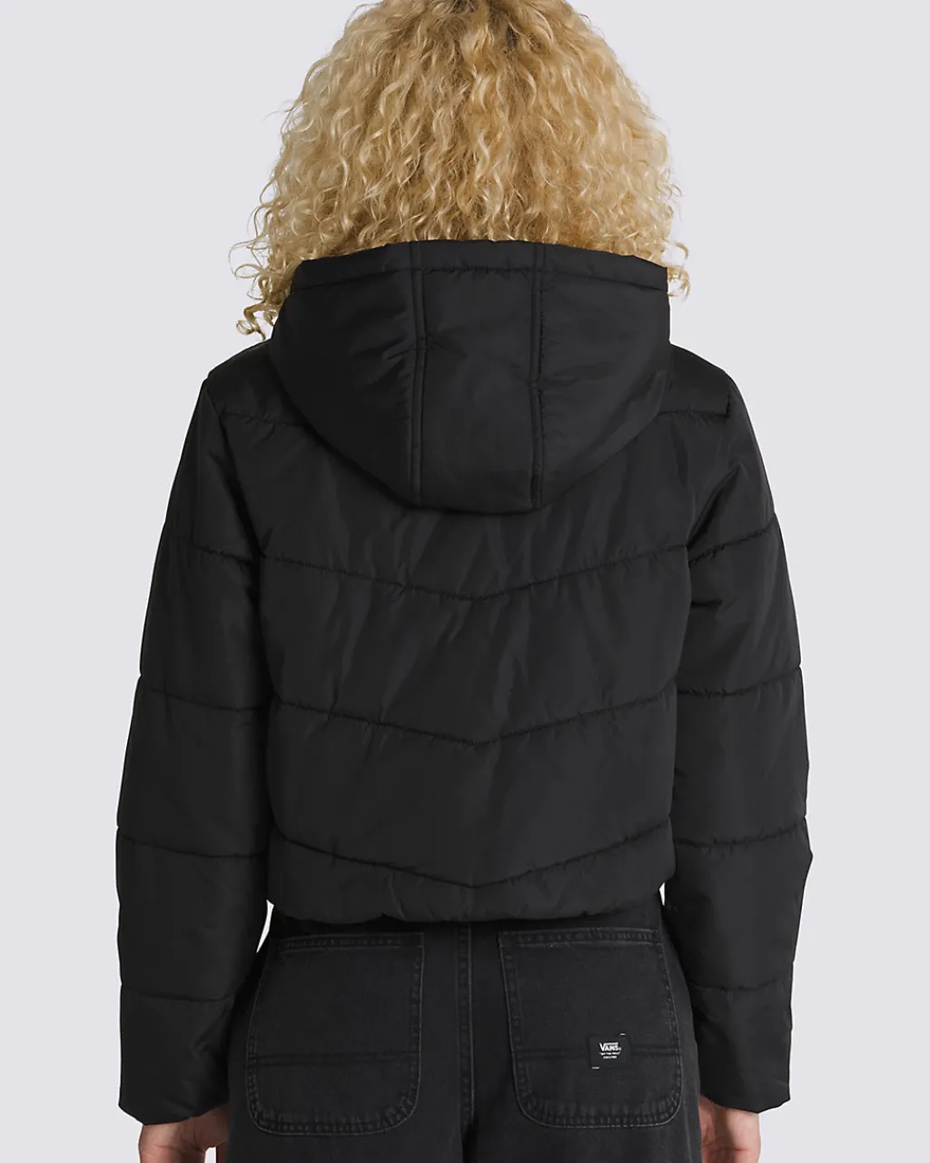 Vans MTE Aubrey Foundry Crop Puff Hood Jacket - Black Sale