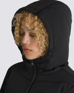 Vans MTE Aubrey Foundry Crop Puff Hood Jacket - Black Sale