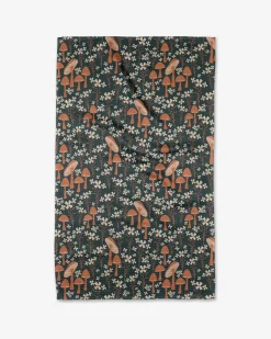 Geometry Tea Towel Mushroom Grove