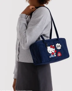 Baggu Nylon Bowler Bag - Embroidered Hello Kitty Phone Outlet