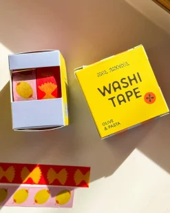 Mel Andrel Olive & Pasta Washi Tape - Set of 2 Outlet
