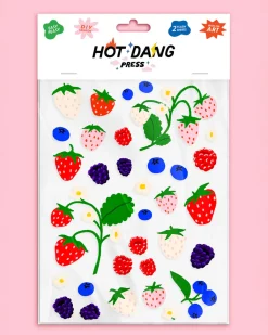 Hot Dang Press Iron-On Sheet Set Oops All Berries Outlet