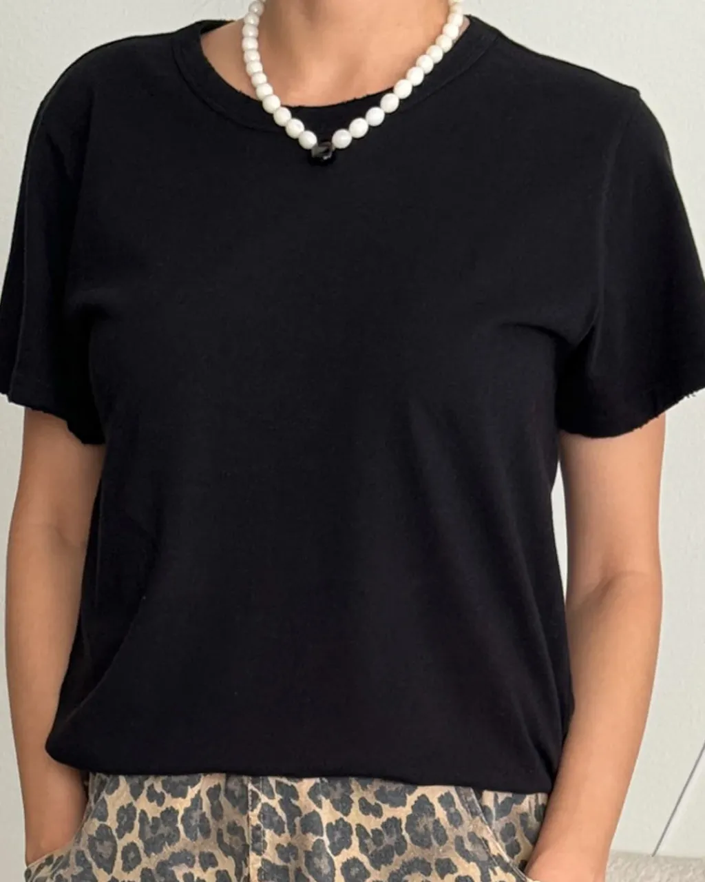Le Bon Shoppe Organic Cotton Vintage Boy Tee - True Black Outlet