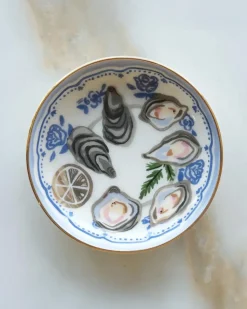 Idlewild Co. Oysters Porcelain Trinket Dish
