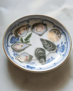 Idlewild Co. Oysters Porcelain Trinket Dish