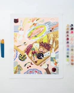 Paint Anywhere Paint By Numbers - Charcuterie