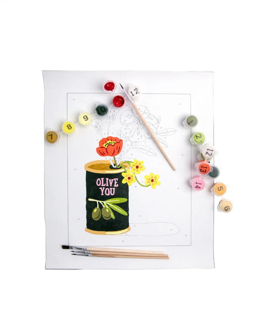 Pink Picasso Kits Paint By Numbers - Olive You Discount