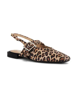 Intentionally Blank Pearl Slingback Ballet Flat - Leopard Online