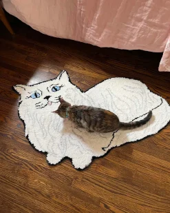 A Shop of Things Persian Cat Rug Discount