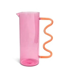 Core Home Pink Squiggle Pitcher Discount