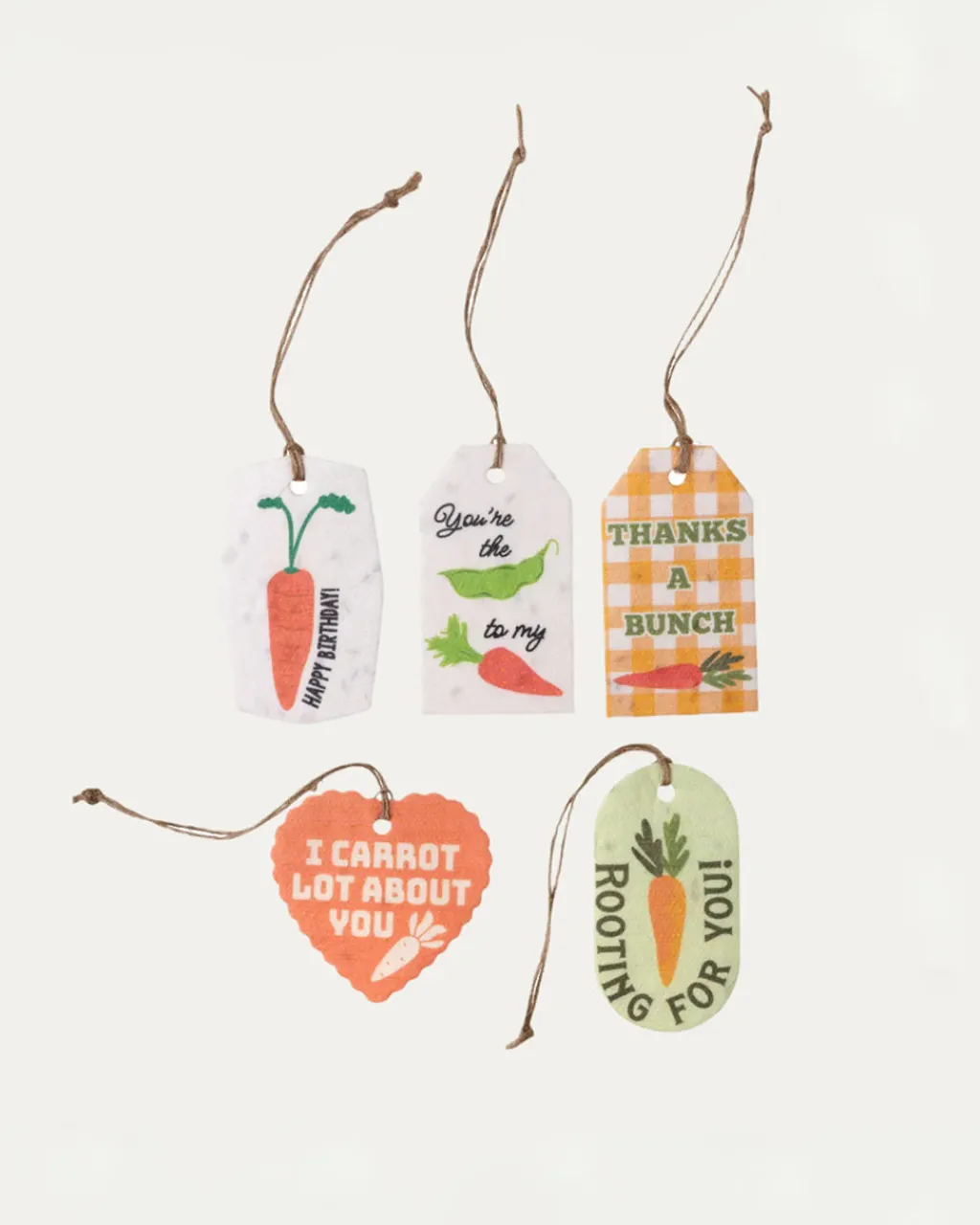 123 Farm Plantable Seed Gift Tags - Carrots Sale
