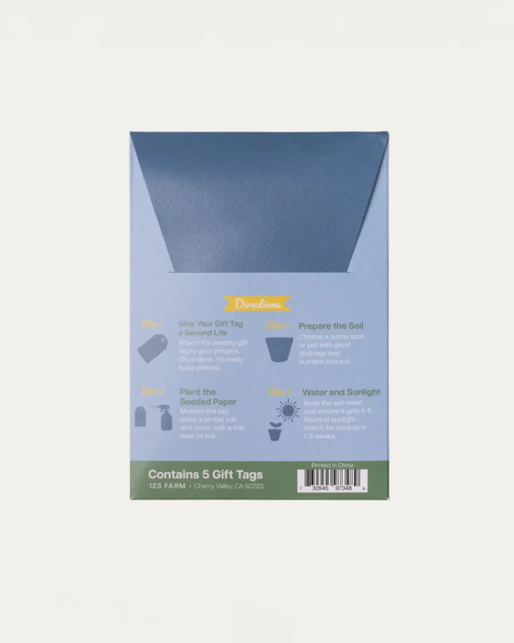 123 Farm Plantable Seed Gift Tags - Daisies Best