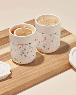 W&P Portable Mug - Terrazzo Cream Hot