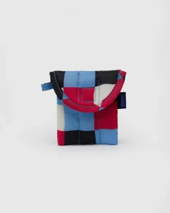 Baggu Puffy Earbuds Case - Painted Check Online