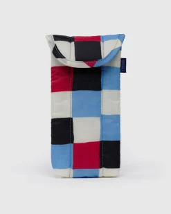 Baggu Puffy Glasses Sleeve - Painted Check Outlet