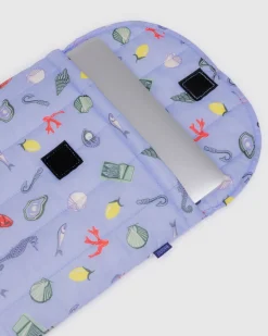 Baggu Puffy Laptop Sleeve 16" - Sea Charms Clearance