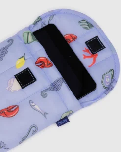 Baggu Puffy Tablet Sleeve 8" - Sea Charms New